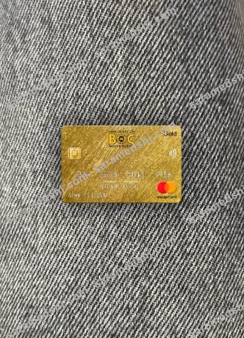 Sri Lanka Bank of Ceylon bank mastercard gold photolook front